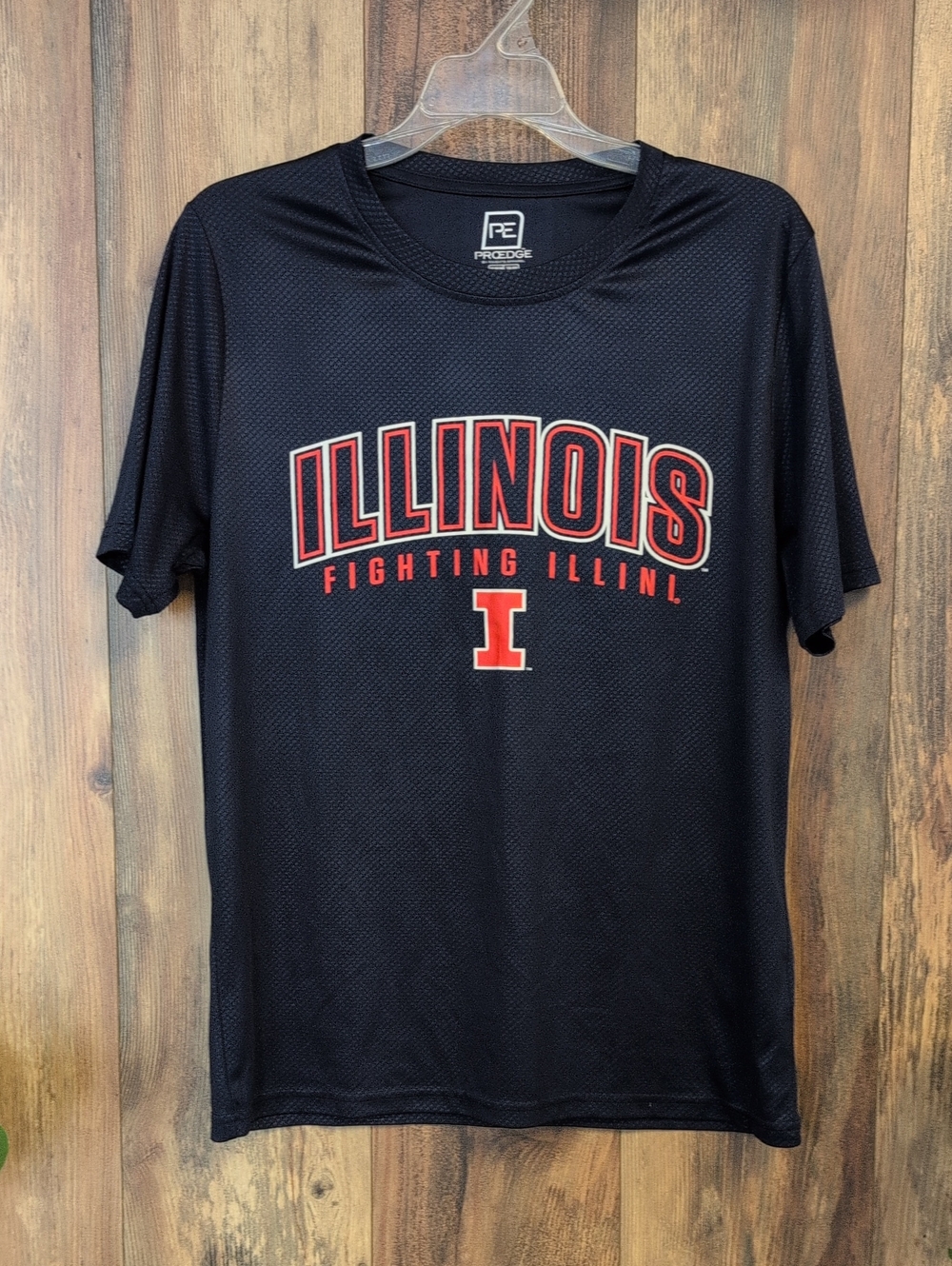 Pro Edge by Knights Apparel Navy Illinois Fighting Illini Tee M 624A
